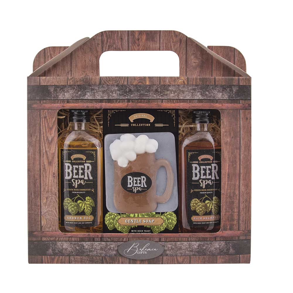 Sada Beer Spa – gel 100 ml, mýdlo 85 g a šampon 100 ml