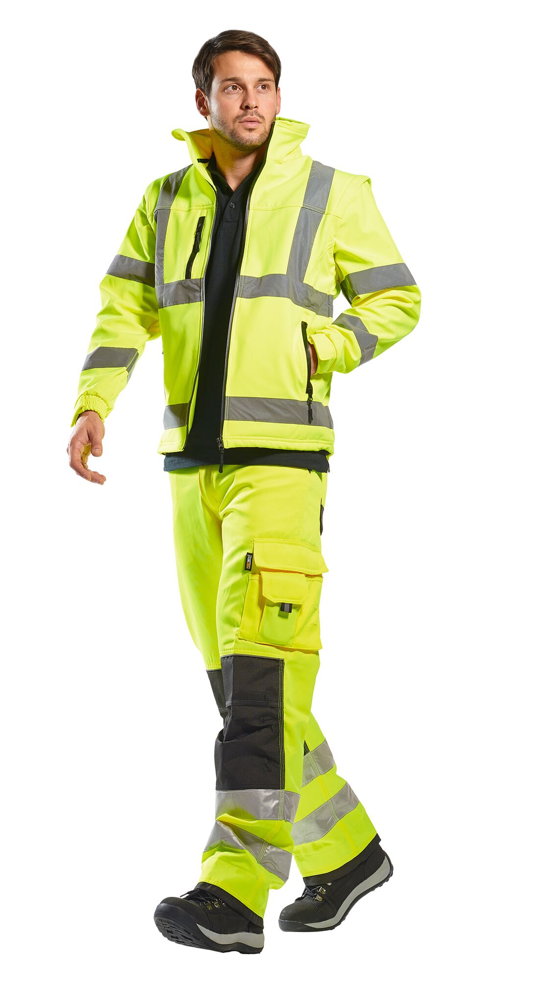 Hi-Vis softshelová bunda 