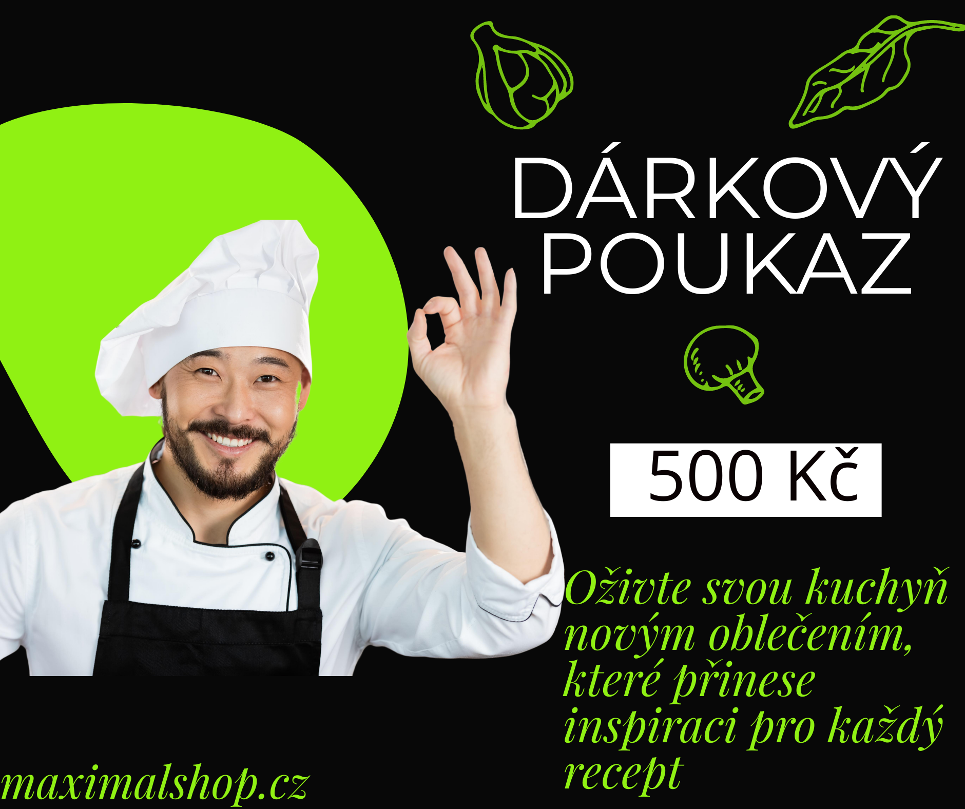 Dárkový poukaz Kuchař