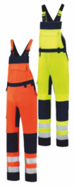 Laclové kalhoty BIB & BRACE HIGH VIS BICOLOR